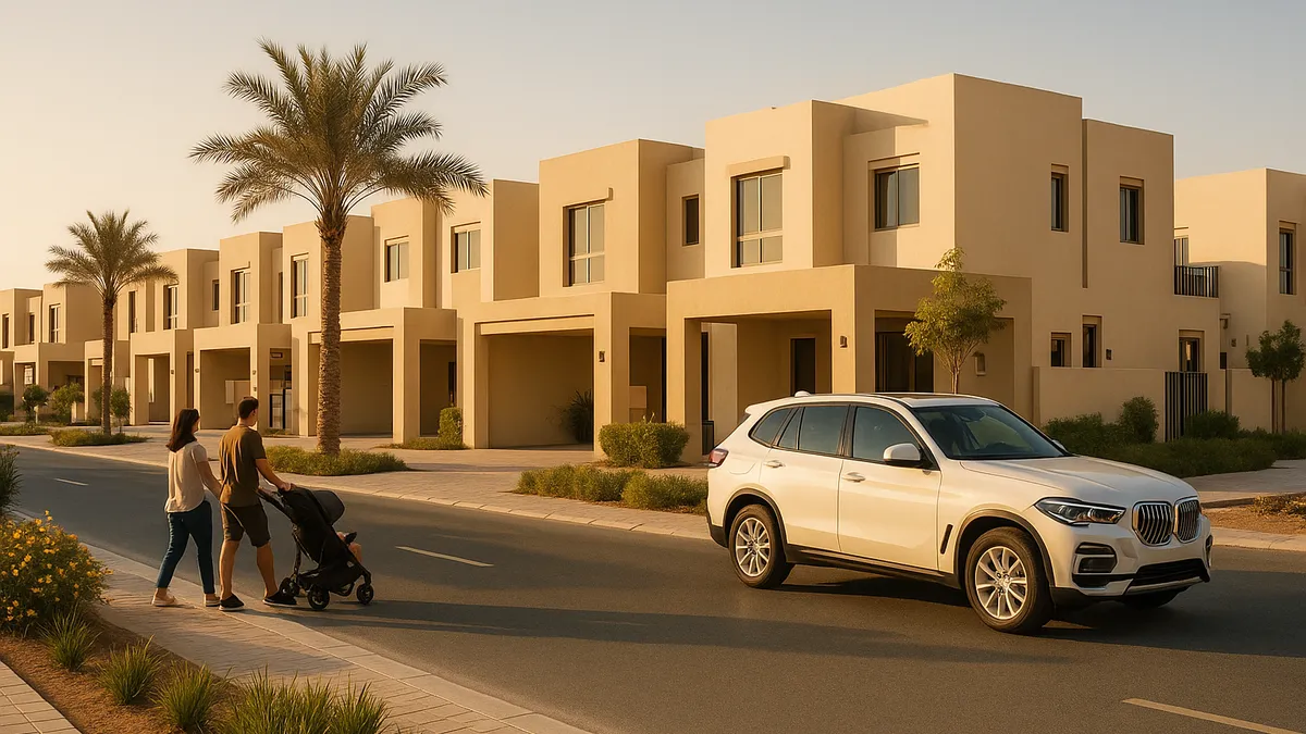 Townhouse community in southern Dubai (illustrative image)